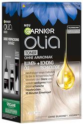 Olia Toner 10.01 Blond platine, anti-jaunissement, coloration intense pour cheveux blonds, pour mèches, balayage et ombre, formule végétalienne sans ammoniaque, pour brillance et souplesse