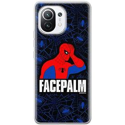 ERT GROUP mobiltelefonfodral för Xiaomi 11 originalt och officiellt licensierat Marvel mönster Spider Man 029 optimalt anpassad till formen på mobiltelefonen, fodral tillverkad av TPU-plast