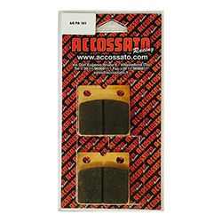 accossato agpa141st-p8797 Pastillas freno, Color Negro, Talla única