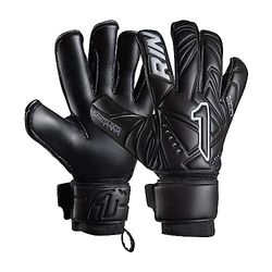 Rinat Santoloco Volllatex keepershandschoenen voor volwassenen, zwart, maat 7