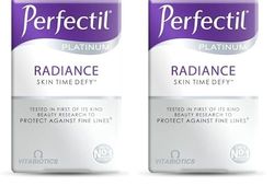 Perfectil Platinum Skin Radiance Tablets with Time-Defy Complex, Vitabiotics (Pack of 2)