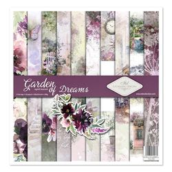ITD Collection - Scrapbooking Package 12 x 12 inches, Scrapbooking Paper, Decorative Paper, decoupage, Card Making, Paper Size - 310 x 320 mm (Garden of Dreams, SLS-009)