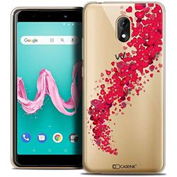 Caseink Fodral för Wiko Lenny 5 (5.7) fodral [kristallgel HD mönster kollektion kärlek alla hjärtans dag design tornado - mjuk - ultratunn - tryckt i Frankrike]