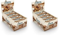 JC's Trek High Protein Flapjack Cocoa Oat - Gluten Free - Plant Based - Vegan Snack - 50g x 16 bars (Pack of 2)