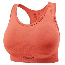 JOLUVI Top Anna, Arancione, S Donna