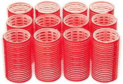 Fripac-Medis Le Coiffeur Adhesion Curler 36 mm, Red - Pack of 12