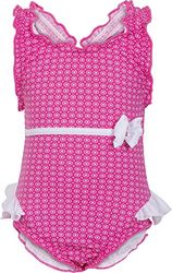 Fashy Baby flicka Little Stars återanvändbar badblöja småbarn simblöja, Rosa/vit, 86/92 cm