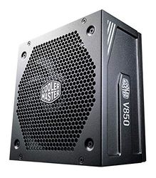 Cooler Master V850 Gold - V2 PC Voeding, EU stekker - 850W, 80 PLUS Gold, volledig modulair, ATX PSU, stille 135 mm FDB-ventilator, semi-fanless modus, 10 jaar garantie, 16AWG PCI-e kabels - zwart