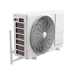 NVS Paar houders voor gedeelde buitenunits van airconditioning wit