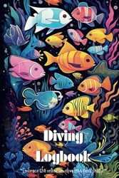 Sea creatures Scuba Diving logbook: Scuba diving logbook gift for divers Diving Logbook Dive log book 120 pages, 118 Dive Log pages / Certified Diver Log / Divers Log / Scuba Log / Scuba Gifts