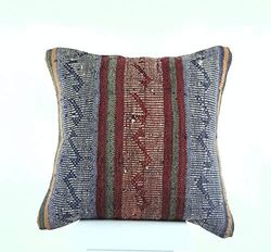 Kelim Cuscino 40x40 cm fatto a mano turco prodotto federe kilim dekorativo orientale etnici cuscino A432