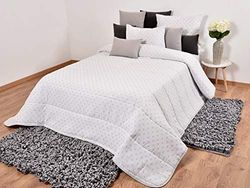 EDREDON Luna Grå 250X260 (Cama 150)+2FC 50X70