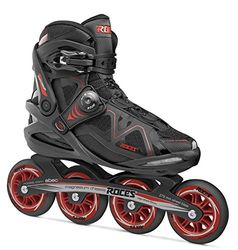 Roces Gymnasium, Pattino in Linea da Uomo, Black/Red, 36