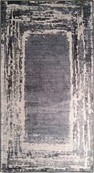 MANI TEXTILE TPS_RING_GRIBEI160 tapijt, polyester, grijs, 160 x 230