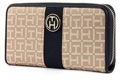 Tommy Hilfiger Elisabetta Large ZA BW56927339 dam plånböcker 20 x 11 x 3 cm (B x H x D), Beige Khaki Light Khaki 261, 20x11x3 cm (B x H x T)