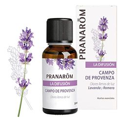Pranarôm - La Diffusione - Oli essenziali BIO - Campi di Provenza - Lavanda e Rosmarino - Profumi di sole - Idea Regalo - Feste di Natale - 30 ml