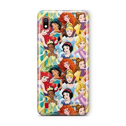 Original y con Licencia Oficial Disney Princesses Funda de teléfono móvil para Samsung A10 Adaptación óptima a la Forma del Smartphone, Funda Protectora de Silicona