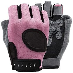 KANSOON Essentiële ademende trainingshandschoenen, gewichtheffen, vingerloze gymhandschoenen met gebogen open rug, voor powerlifting, dames en heren