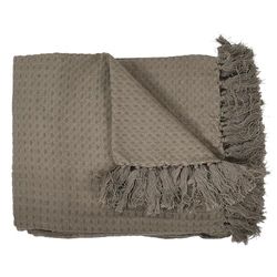 Home Deco Factory - TXO0025 - Taupe canape Jete 130 x 160 cm