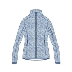 CMP - Dames Knit-Tech jas, Sky-Bianco, 46