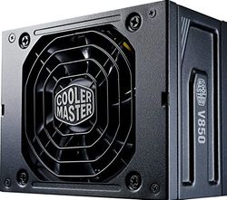 Cooler Master V850 SFX Gold, EU-stekker - 850W 80 PLUS Gold, modulaire voeding, SFF/mini-ITX PSU, stille 92 mm FDB-ventilator, semi-ventilatorloze modus, SFX-naar-ATX-beugel, 10 jaar garantie - 850W