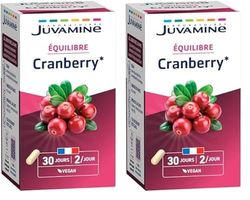 JUVAMINE - Equilibre - Formule Concentrée Cranberry - Vegan - Cranberry - 60 Unité (Lot de 2)
