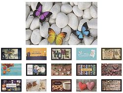 Mabel Home Durable Special Design Doormat, 18"X30", Outdoor-Indoor, Floor Mat, Low-Profile Mats for Entry 18"x 30" Mabel74