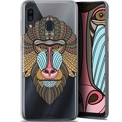 Caseink fodral för Samsung Galaxy A30 (6.4) [gel HD kollektion sommar design babian - mjuk - ultratunn - tryckt i Frankrike]