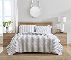Stone Cottage | Juego de edredón de 100, Ropa de Cama Ligera y Transpirable, Reversible e Ideal para Todas Las Estaciones, Prelavado para Mayor suavidad, algodón, Gris, King