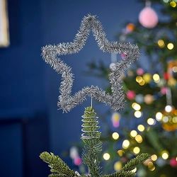 Ginger Ray Kerst Zilveren Klatergoud Boom Ster Topper Decoratieve Accessoire