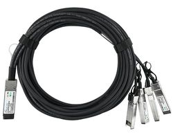 BlueLAN BlueOptics 40G-QSFP-4SFP-PC-3M-BL, Kabellänge: 3 m, Anslutning 1: QSFP, Anschluss 2: 4X SFP+, Gewicht: 250 g, Paketgewicht: 260 g (40G-QSFP-4SFP-PC-3M-BL) Brand