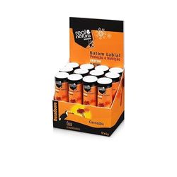 Real Nature - Batom Urucum Vegetale | Idratazione e Colore Naturale | Senza Parabeni e Solfati | Scatola da 12 pezzi | Uso quotidiano