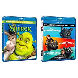 Shrek Coll.1-4 (Box 4 Br) & Dragon Trainer Collection 1-3 (Box 3 Br)