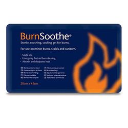 Reliance Medical Burnsoothe Cooling Gel Immediate Dressing For Burns In First Aid Sterile Burns Soothing, Non-Adherent, Non-Toxic, Minimize Trauma And Skin Damage, 20 Cm x 45 Cm, (Pack Of 1)