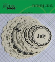 Unbekannt Jillibean Soup Journaling Sprouts 24/Pkg, Kalender Kreise/Schwarz
