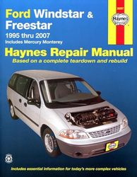 Ford Windstar, Freestar & Mercury Monterey Automotive Repair Manual, 1995 Thru 2007: Includes Mercury Monterey