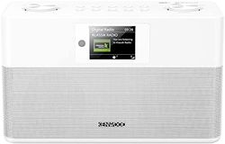 KENWOOD CR-ST80DAB Altavoz Bluetooth con Radio Estéreo con Dab+. Gran Pantalla a Color Regulable con Navegación de menú. Alarma y Temporizador