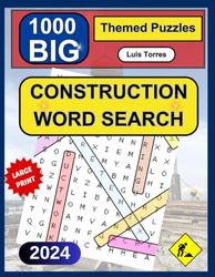 Construction Word Search: puzzle book word search for adults seniors & teens large print