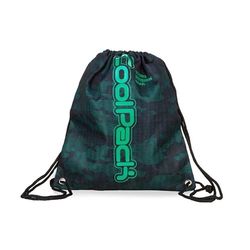 Coolpack Sprint Line Army Ocean Green sporttas met trekkoord, uniseks, kinderen, eenheidsmaat, Groen, Eén maat