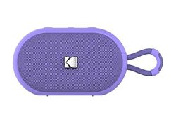 KODAK Altoparlante Bluetooth Portatile PWS-2284 – 6W RMS, Impermeabile IPX7, Stereo TWS, Batteria 1500mAh, Autonomia 10-12h, Vivavoce, Cinturino in Silicone, Cavo USB-C Incluso – Viola