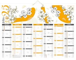 Zen Calendar 40.5 x 55 cm BOUCHUT
