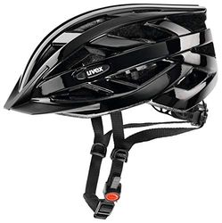 uvex i-vo - lichte allround helm voor dames en heren - individueel verstelbare pasvorm - uitbreidbaar met LED-verlichting - black - 52-57 cm