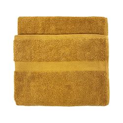 The Linen Yard Toalla de baño Loft, Ocre, 70 x 130 cm