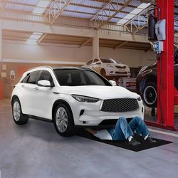 ITSOFT Grand Tapis Absorbant de qualité supérieure, réutilisable, Le Tampon d'huile Contient des liquides, protège la Surface du Sol du Garage, 96,5 x 73,7 cm