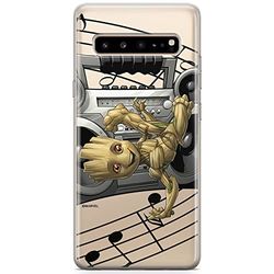ERT GROUP Custodia per Samsung S10 5G Originale e ufficiale Marvel Modello Gaurdians of The Galaxy 004 perfettamente adattabile alla forma del telefono cellulare, parzialmente trasparente