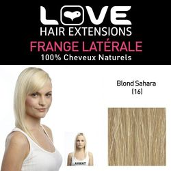Amore Hair Extensions - IPL / FRK1 / QFC / ICM / 60 - thermofibre (TM) - Clip-In con frange laterali sfalsate - Colore 60 - Pure Blonde