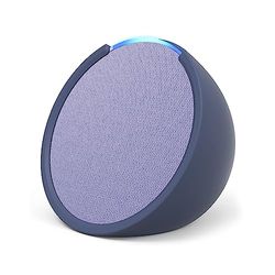 Echo Pop | Altoparlante Bluetooth intelligente con Alexa, compatto e dal suono potente | Lavanda + custodia per Echo Pop Made For Amazon (modello 2023), Blu