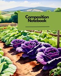 Allotment Composition Notebook: Large 8x10 lined notebook, Great for any notes you have while your working, 108 Pages.