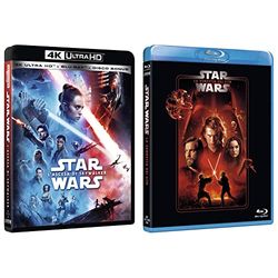 Star Wars L'Ascesa Di Skywalker 4K Ultra-HD (3 Blu-Ray) & Star Wars 3 La Vendetta Dei Sith Brd (2 Blu Ray)