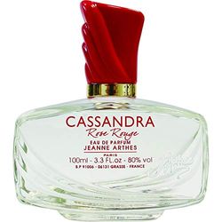 JEANNE ARTHES - Parfum Femme Cassandra Rose Rouge - Eau de Parfum - Flacon Vaporisateur 100 ml - Fabriqué en France À Grasse